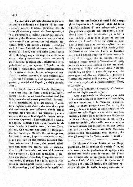 Il democratico imparziale o sia Giornale di Bologna