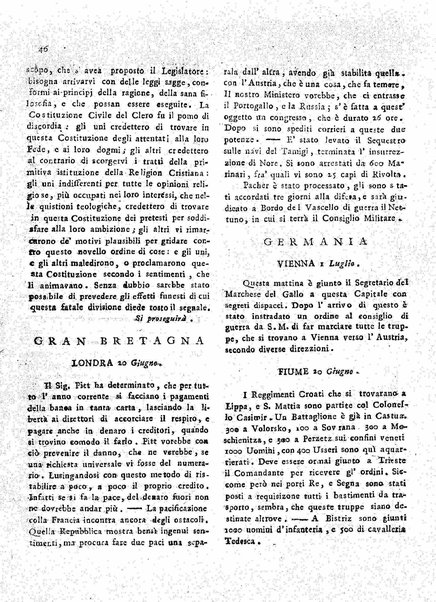 Il democratico imparziale o sia Giornale di Bologna