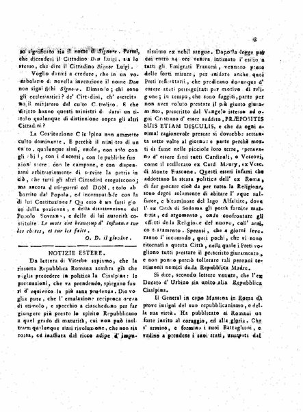 Il democratico imparziale o sia Giornale di Bologna