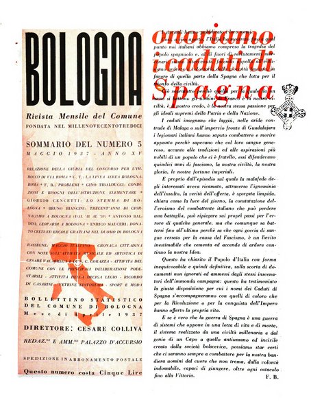 Bologna rivista mensile del comune