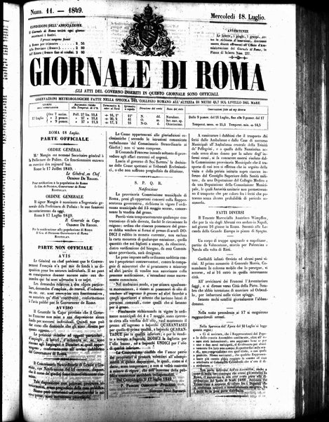 Giornale di Roma