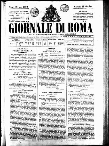 Giornale di Roma