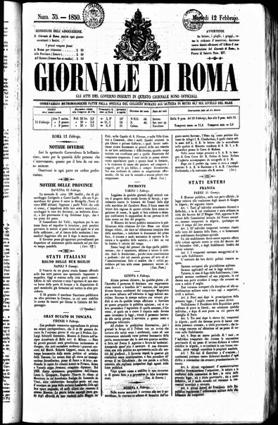 Giornale di Roma