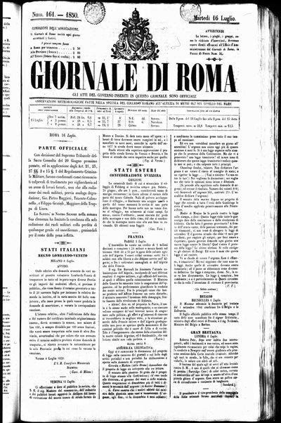 Giornale di Roma