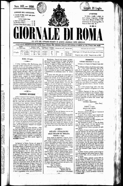 Giornale di Roma