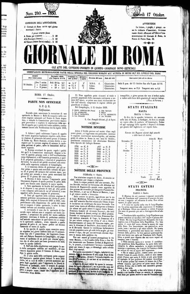 Giornale di Roma