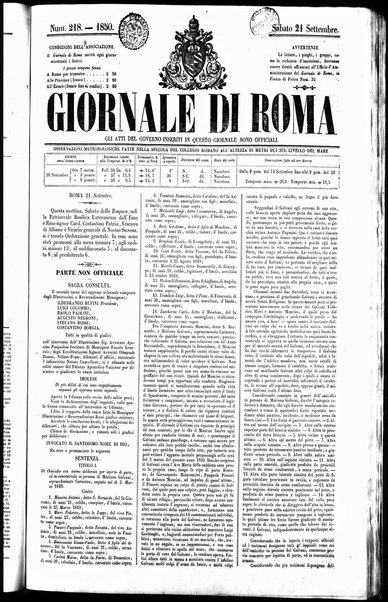 Giornale di Roma