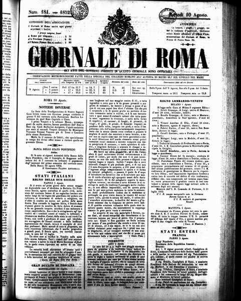 Giornale di Roma