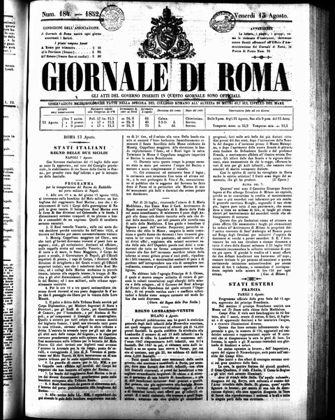 Giornale di Roma