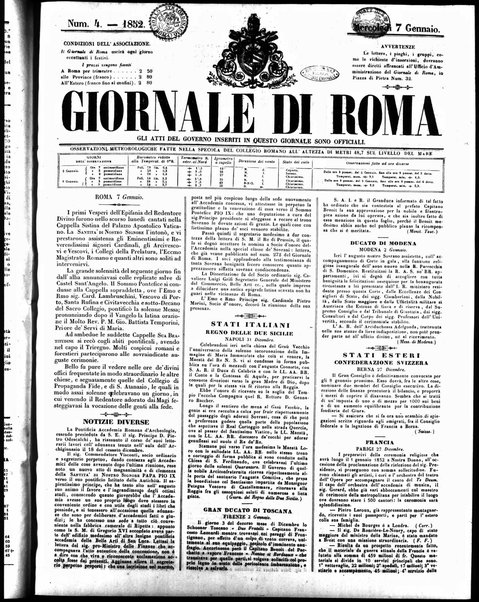 Giornale di Roma