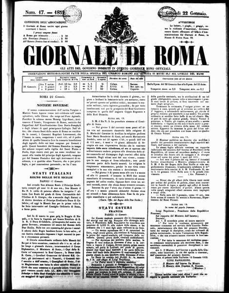 Giornale di Roma