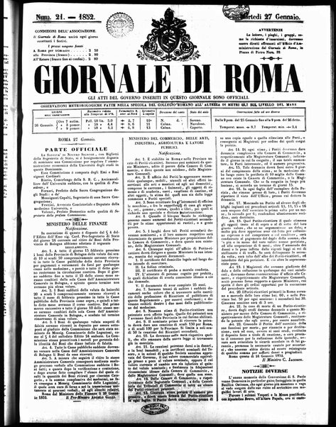 Giornale di Roma