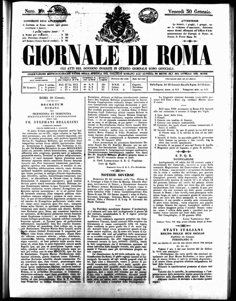 Giornale di Roma