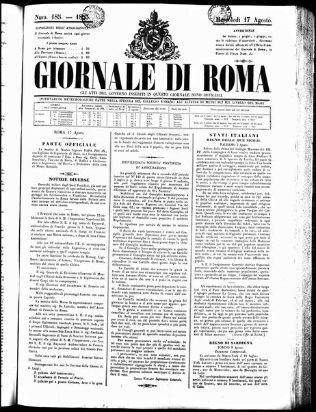 Giornale di Roma