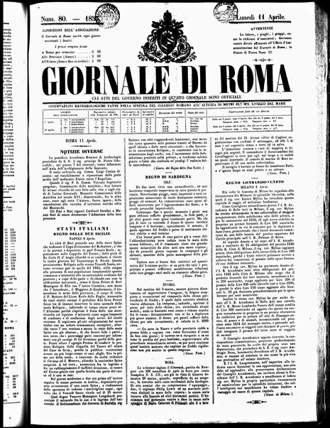 Giornale di Roma