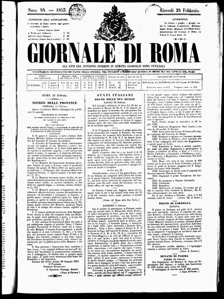 Giornale di Roma