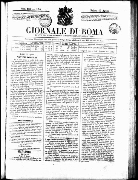 Giornale di Roma