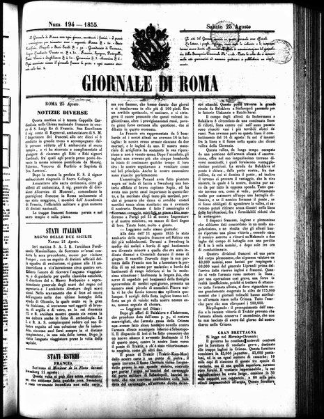 Giornale di Roma