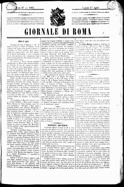 Giornale di Roma