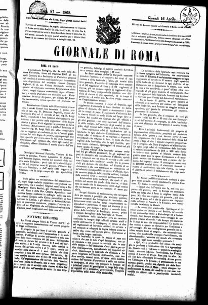 Giornale di Roma