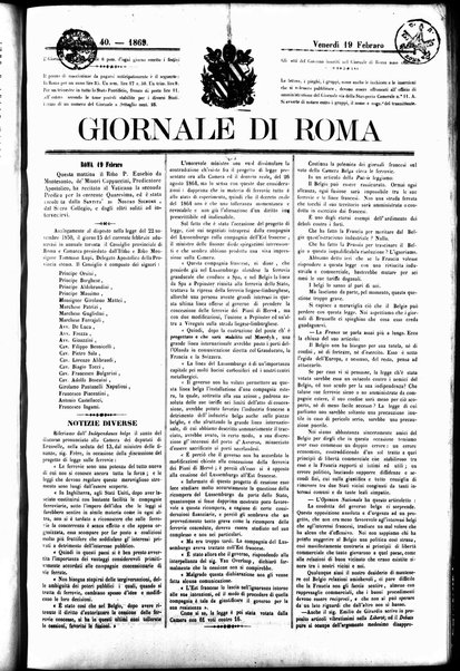 Giornale di Roma