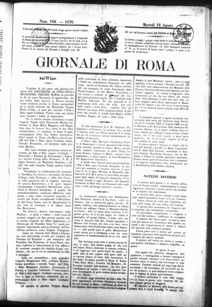 Giornale di Roma