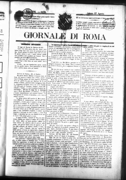 Giornale di Roma