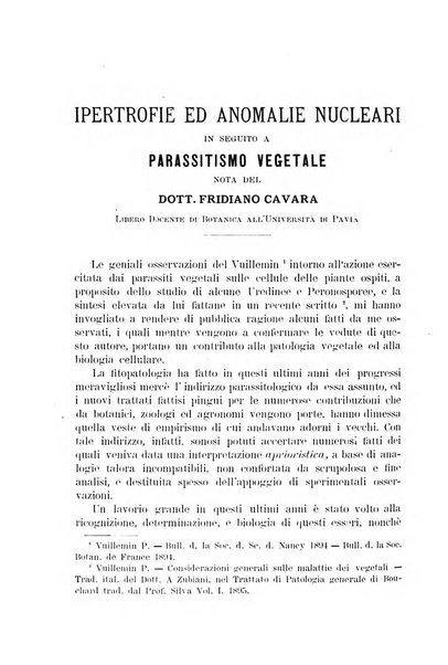 Rivista di patologia vegetale