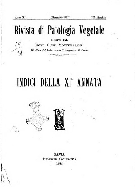 Rivista di patologia vegetale