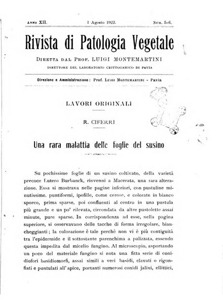 Rivista di patologia vegetale