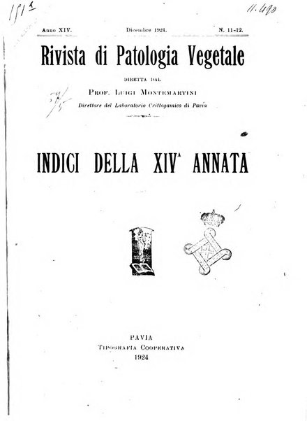 Rivista di patologia vegetale