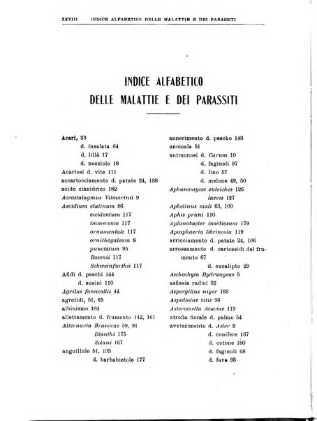 Rivista di patologia vegetale