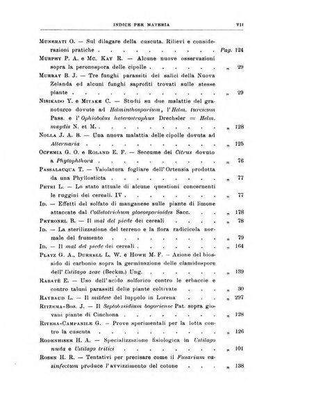 Rivista di patologia vegetale