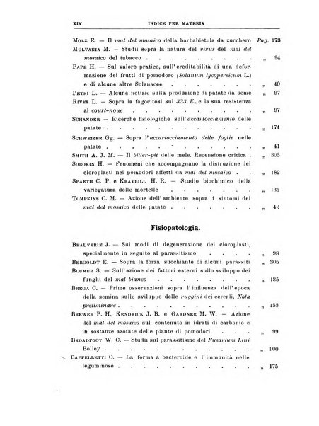 Rivista di patologia vegetale