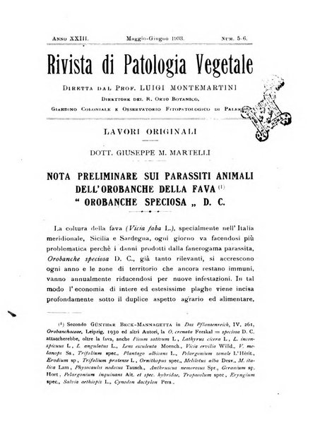 Rivista di patologia vegetale