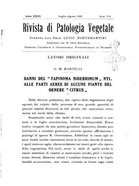 Rivista di patologia vegetale