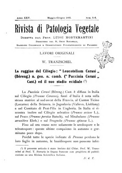 Rivista di patologia vegetale