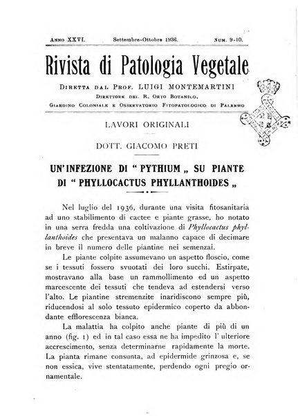 Rivista di patologia vegetale