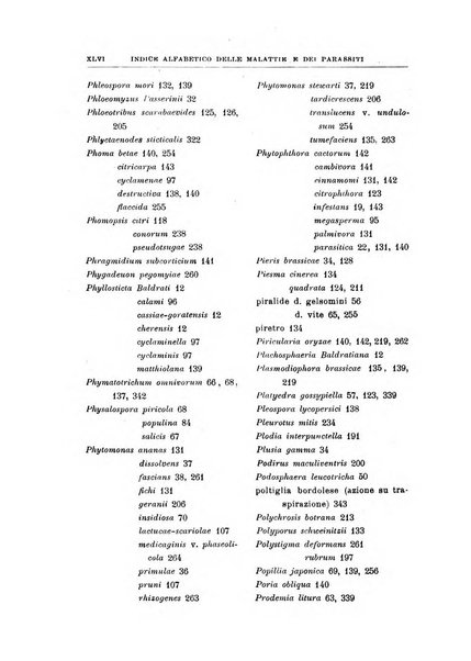 Rivista di patologia vegetale