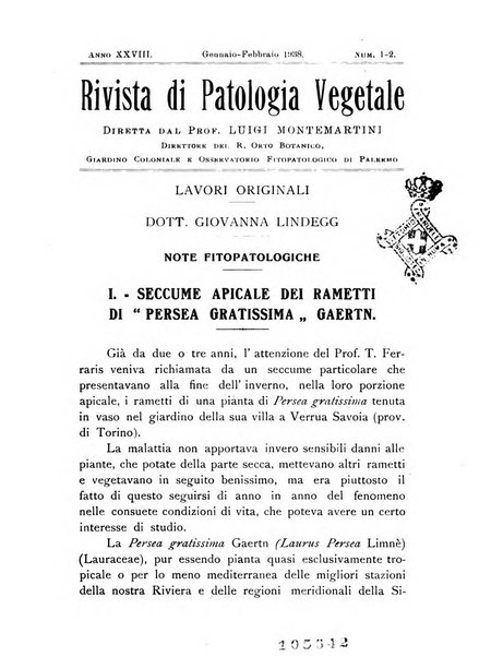 Rivista di patologia vegetale