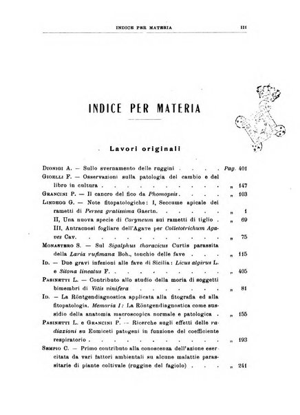 Rivista di patologia vegetale