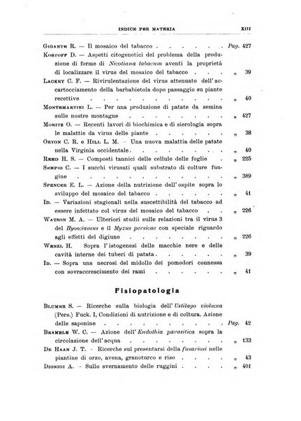 Rivista di patologia vegetale