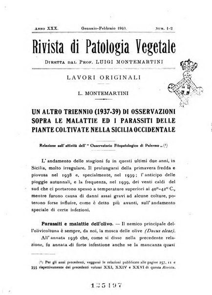 Rivista di patologia vegetale