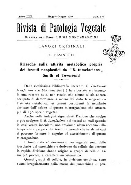 Rivista di patologia vegetale