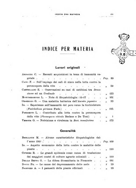 Rivista di patologia vegetale