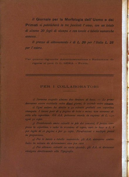 Giornale per la morfologia dell'uomo e dei primati