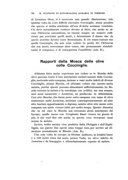 Redia giornale di entomologia pubblicato dalla R. Stazione di entomologia agraria