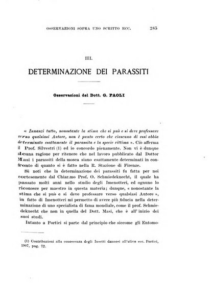 Redia giornale di entomologia pubblicato dalla R. Stazione di entomologia agraria