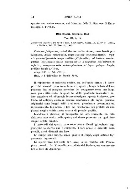 Redia giornale di entomologia pubblicato dalla R. Stazione di entomologia agraria