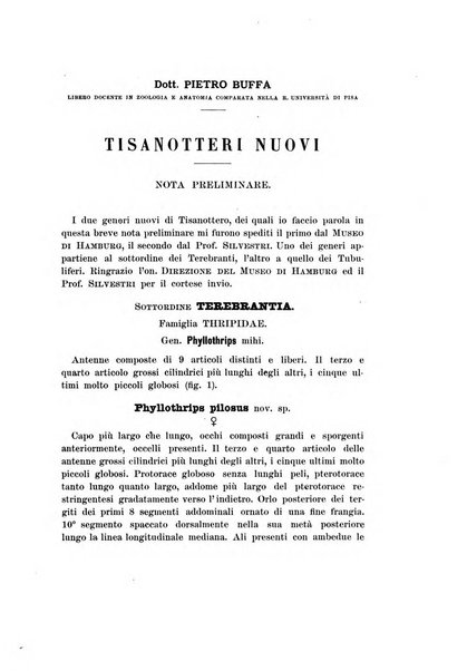 Redia giornale di entomologia pubblicato dalla R. Stazione di entomologia agraria